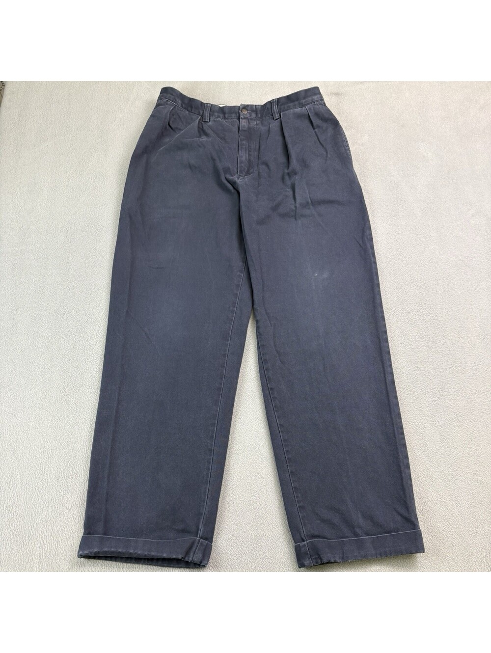 Vintage Polo Ralph Lauren Pleated Canvas Chino Pants Size 32 (Fit 31.5x28 in.)
